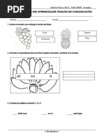 1° Diciembre - Evaluación Final