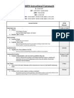 math instructional framework - updated 2022-2023  1 