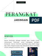 Perangkat Jaringan Dan Topologi Jaringan