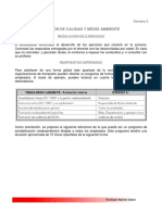 Gestión de Calidad Y Medio Ambiente: Semana 2