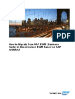 How To Migrate From SAP EWM (Business Suite) To Decentralized EWM Based On SAP S/4Hana