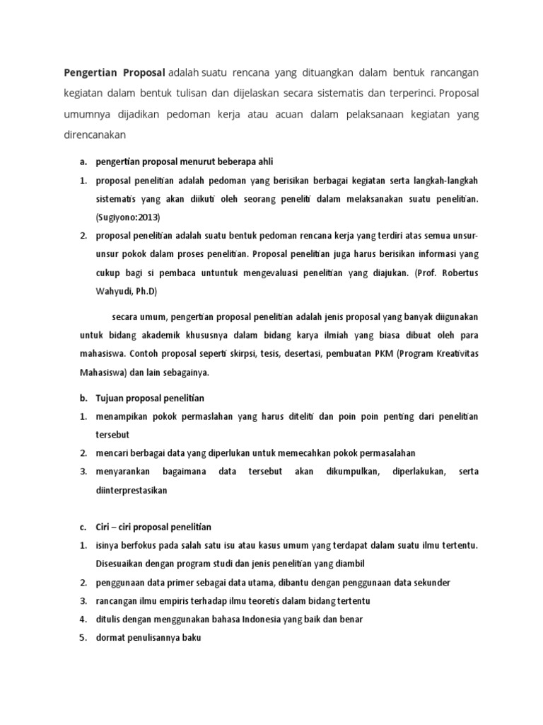 Panduan Lengkap Proposal Penelitian | PDF | Karier & Perkembangan | Seni