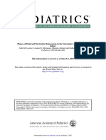 1995 Lorenz Phases of Fluid and Electrolyte Homeostasis in The Extremely Low Birth Weight