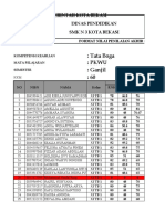 Nilai Pas Ganjil X TB 12, Xi TB 123