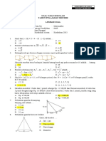 Soal US Matematika 2019-2020