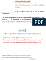 Thermal Conduction in Metal