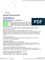 Setting Billing Explorer S4RN4H T34