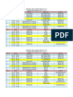 Jadwal Pelajaran Kelas Vi A