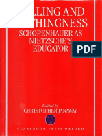 Christopher Janaway (Editor) - Willing and Nothingness - Schopenhauer As Nietzsche's Educator-Clarendon (1999)