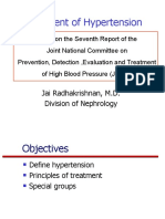 Treatment of Hypertension: Jai Radhakrishnan, M.D. Division of Nephrology