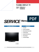 Samsung Plasma TV HPT4254