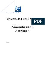 Actividad 1. - Administración II
