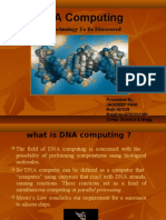 DNA Computing: A New Technology To Be Discovered