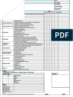 Supplier Audit Check Sheet.