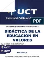 Diapositiva Revisada de Didáctica de La Educación de Valores - Sesión Ii