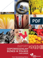 Raport Odpowiedzialny Biznes w Polsce 2010