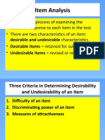Let Review - 5 - Assessment - Difficulty and Discrimination Indexes