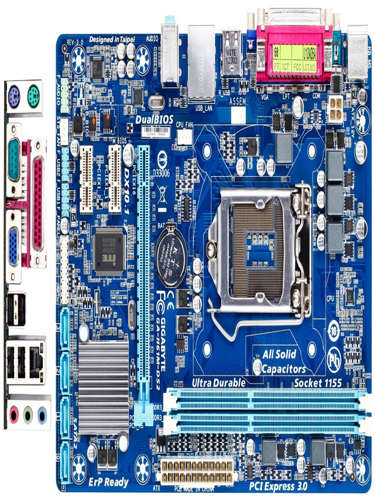 Gigabyte Gah61mDs2 Rev. 3.0 (PDF Boardview) PDF