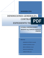 Tipos de Contrato, Definiciones Generales