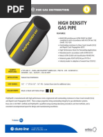 Duraline - Ficha Técnica Tubería PEAD 4710 (Gas Natural)
