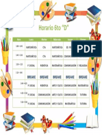 Horario Escolar Mixto