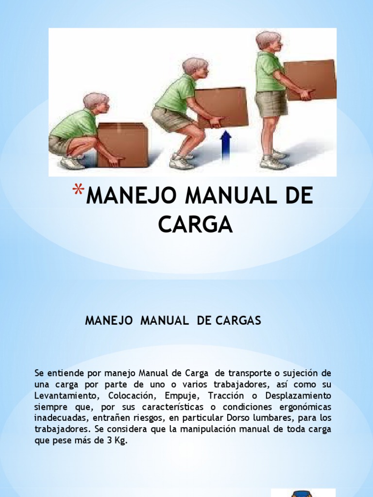Manejo Manual de Cargas y Ergonomía | PDF