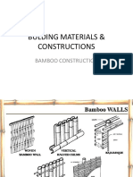Bulding Materials & Constructions: Bamboo Construction