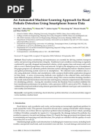 Sensors: An Automated Machine-Learning Approach For Road Pothole Detection Using Smartphone Sensor Data