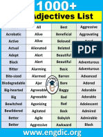 Adjectives List