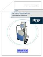 POX-100BT High Powered Mobile X-Ray System Product Manual (Operation & 0DQXDO)