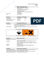 Section 1 Product Identification: Material Safety Data Sheet