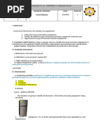 Detailed T.L.E.-Cookery 9 Lesson Plan: Grade Level Quarter / Domain Date Page No