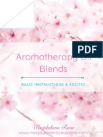Aromatherapy Oil Blend Recipes and Instructions