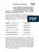 MINUTA COMISIÓN DE Capacitación Electoral IEE