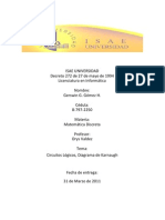 Diagrama de Karnaugh Trabajo Final