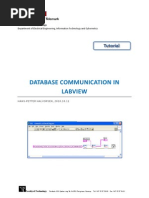 Database Communication in LabVIEW