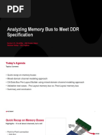 Analyzing Memory Bus To Meet DDR Specification: Heesoo Lee, Circuitsim - HSD Product Owner Shaishav Pandya - R&D Engineer