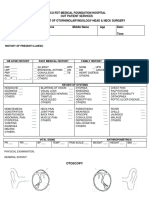 Mcu-Fdt Medical Foundation Hospital Out Patient Services: Chief Complaint: History of Present Illness