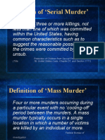 Definition of Serial Murder'