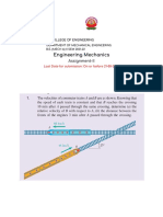 Engineering Mechanics Mech-A 2021-22 Assignment-II