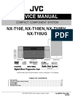 Service Manual: NX-T10E, NX-T10EN, NX-T10EV, NX-T10UG