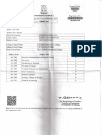 2nd Year Admit Card