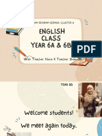 Beige Playful Illustration English Class Presentation (Photo Collage) (Storyboard)