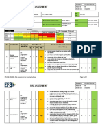 Risk Assessment for Bodily Fluid Spillage Cleaning