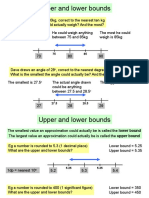 Upper and Lower Bounds