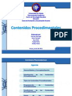 Contenidos Procedimentales