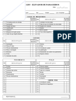 Check List Elevadores de Passageiros