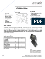 CCE7000 White LED Driver: Features Applications