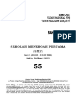 Naskah Simulasi 1-UN SMP-Bhs Inggris-16 Maret 2019 Yes