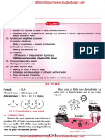 ICSE Class 9 Chemistry Chapter 03 Water